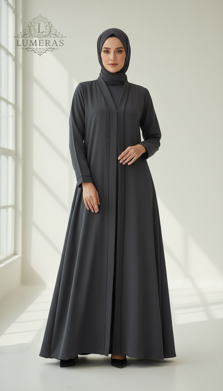 Front Open Abaya