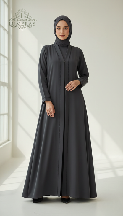 Front Open Abaya