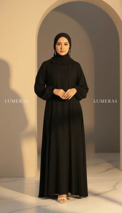 MAXI ABAYA IN BLACK COLOR