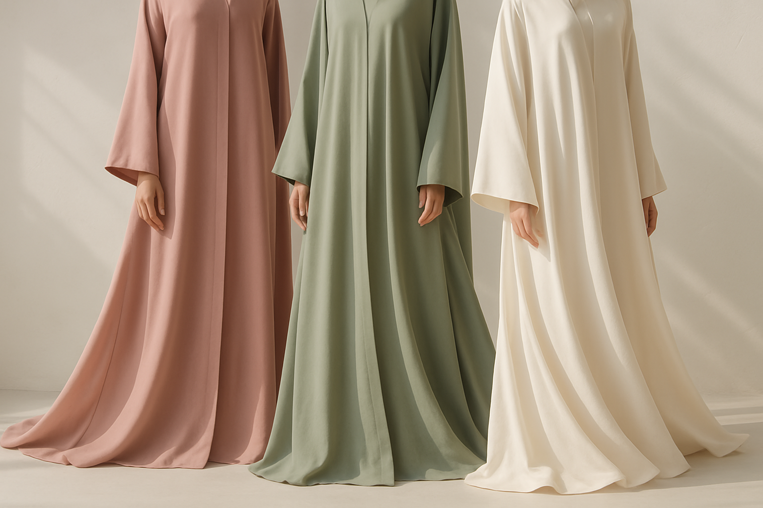 Minimalist Pastel Abaya Banner